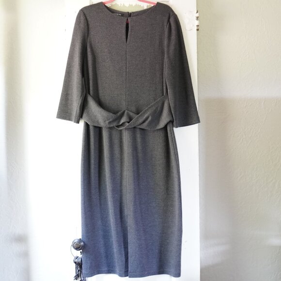 Lafayette 148 New York Grey Dress - Picture 1 of 14